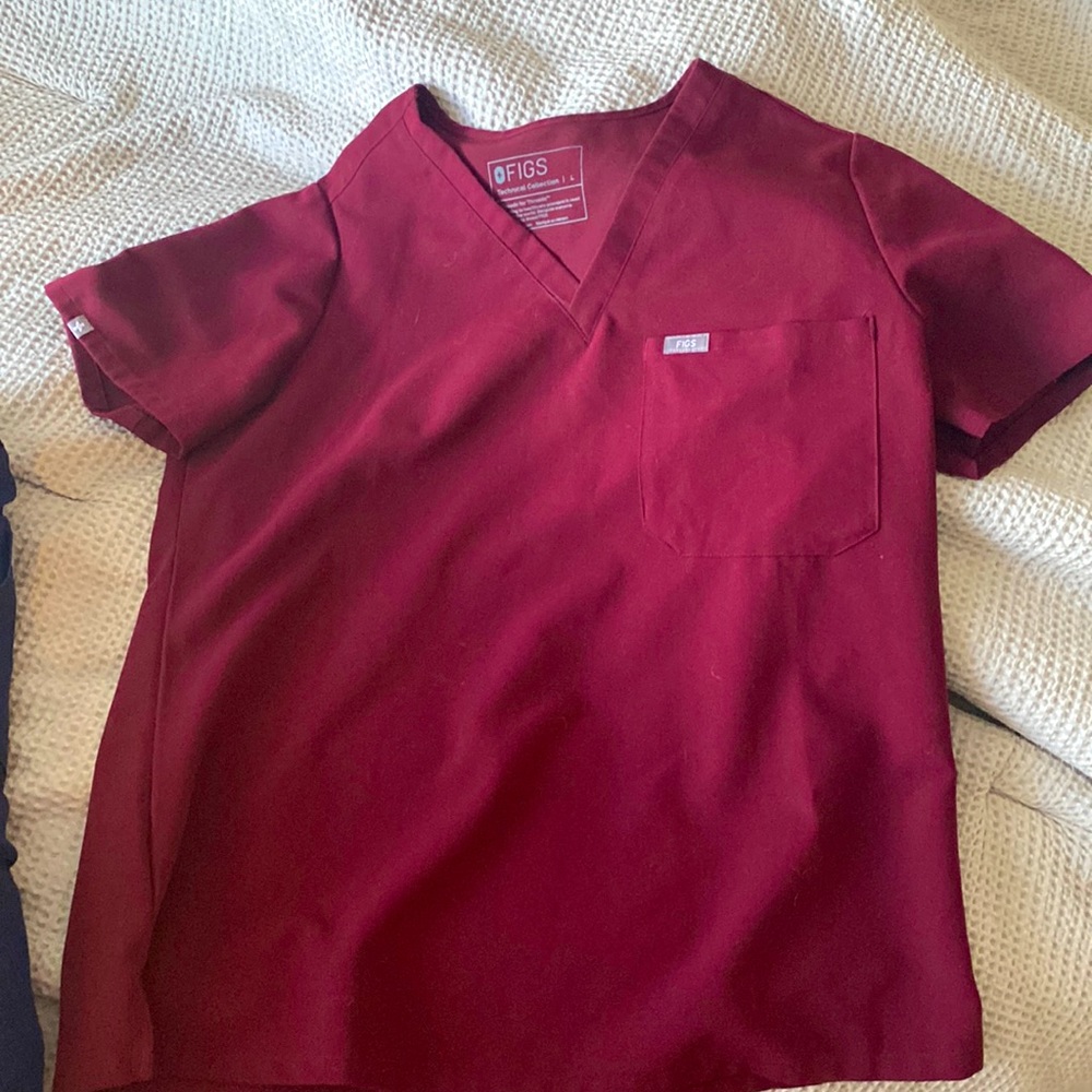 Fig burgundy large top